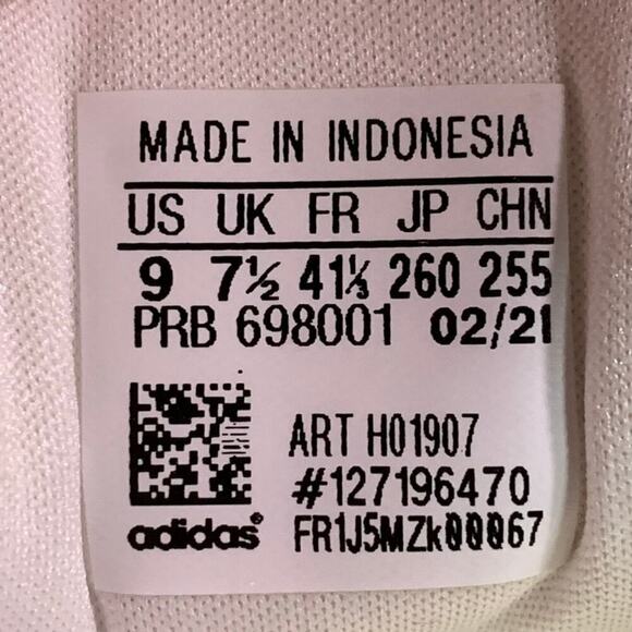 ADIDAS SWIFT RUN X HALO Women`s Size 9 White Pink Athletic Running Shoes HO1907 - Picture 8 of 8